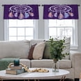 thumbnail image 4 of LALILO Kitchen Curtain Valance Bohemian Ethnic Dream Rod Pocket Window Curtain 52"x 18" Set of 2, 4 of 7