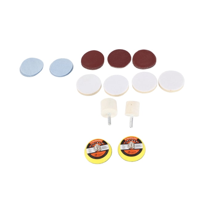 Kit para pulir vidrios Nikou discos abrasivos de dióxido de cerumen