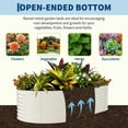 thumbnail image 2 of JoanKaren 2-Pack 8x4x2 ft Galvanized Raised Garden Bed,Outdoor Metal Planter Boxes for Vegetables,Fruits and Flowers,Beige, 2 of 8