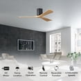 thumbnail image 2 of Matthews Fans - Irene-3H 3-Blade 42 Inch Flush Mount Ceiling Fan In Contemporary, 2 of 6