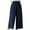 Navy, variant on ZQUUVOU Women's Cotton Linen Pants Elastic Waistversatile Straight Tube Casual Wide Leg Pants Beige