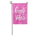 thumbnail image 1 of POGLIP Abstract Phrase Good Vibes Lettering for Brush Creative Drawing Drawn Garden Flag Decorative Flag House Banner 12x18 inch, 1 of 2