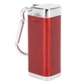 thumbnail image 2 of Mini  Ashtray, Compact Large Capacity Stylish Rectangular Anti Soot Flying Easy To Clean Metal Ashtray with Lid for Car Travel Red,Gold,Blue,Green,Black,Silver, 2 of 8