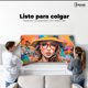 thumbnail image 2 of Cuadro Decorativo Canvas Mujer Con Gafas 140x70, 2 of 4