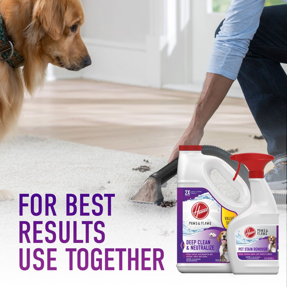 Hoover Residential Vacuum Hoover 128Oz Hoover Paws And Claws Carpet Cleaning 2X Concentrated Formula - - image 6 of 6