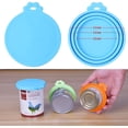 thumbnail image 3 of Cubiertas de latas de silicona para mascotas, tapas de latas de comida para perros y gatos, se adaptan a varios tamaños, aptas para lavavajillas sin BPA Xemadio WMZL-1622-2, 3 of 8