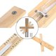 thumbnail image 3 of 2023, Sauna Accessories Hourglasses Sauna Sand Timer Sauna Hourglass In Natural With 2 Stainless Steel Screws, For Saunas, Steamers, Showers, Baths, 1, 3 of 3