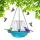 thumbnail image 1 of Baño para Pájaros Colgante con Fuente Solar Fuentes Solares para Baño de Pájaros Baños para Pájaros Colgantes para Exteriores Gris, 1 of 5