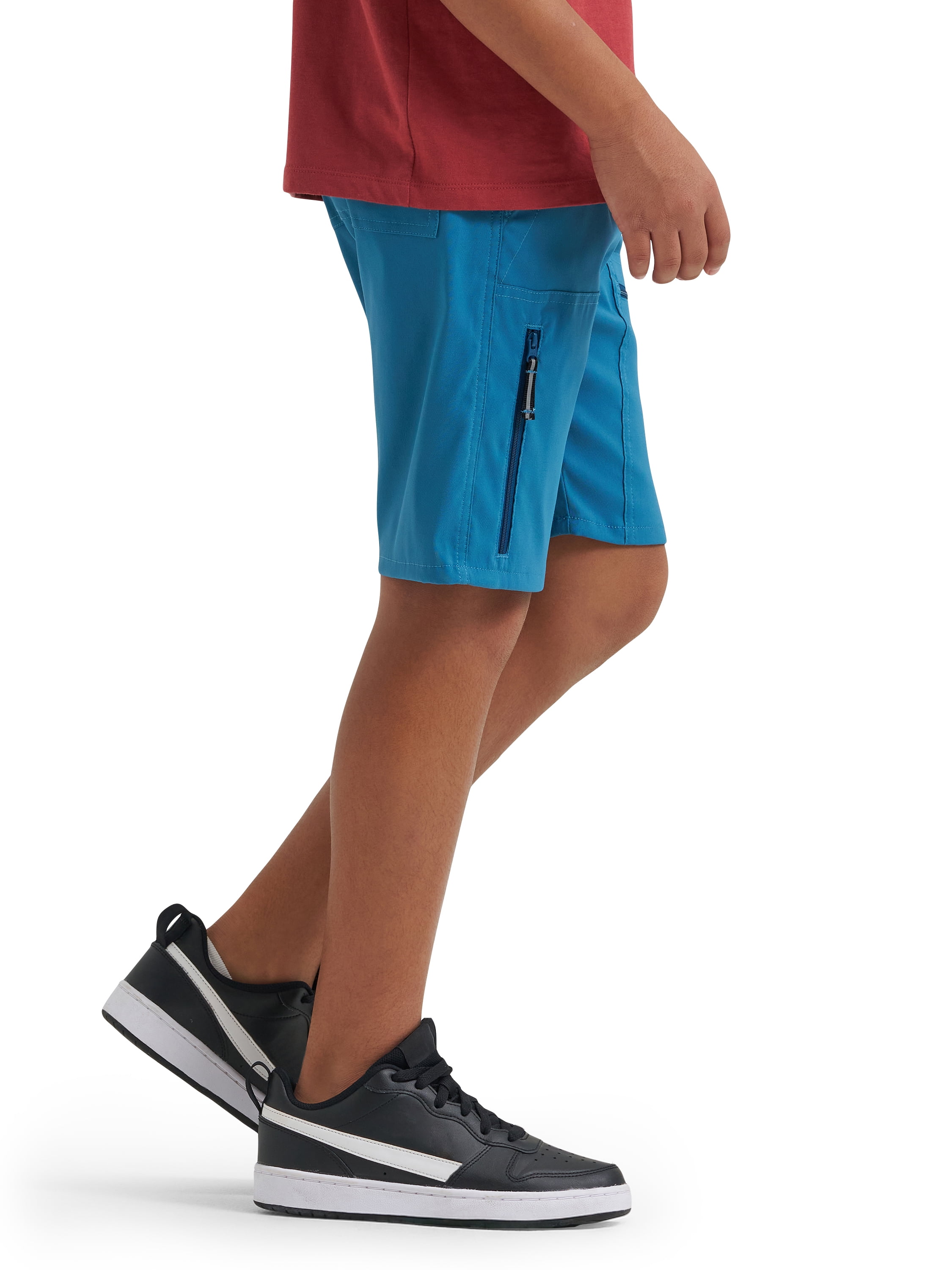 Wrangler® Boy's Tech Cargo Shorts with Screen Cleaner, Sizes XS-2XL & Husky