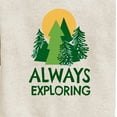 thumbnail image 3 of Instant Message - Always Exploring  - Toddler And Youth Crewneck Fleece Sweatshirt, 3 of 6
