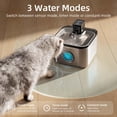 thumbnail image 4 of Fuente de agua Cat Speedeer inalámbrica de acero inoxidable 4L, 4 of 9