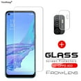 thumbnail image 2 of For OPPO A53 Glass Screen Camera Film Protector Glass OPPO A58 A78 A74 A54 A94 A95 A53 A32 A16 A72 A52 Tempered Glass 2 Lens For OPPO A54 5G, 2 of 6