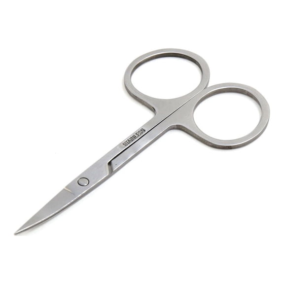 Unique Bargains 1Pc Stainless Brow Shaping Scissors Eyebrow Eyelash Extensions Moustache Beard Facial Hair Trimming
