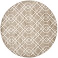 thumbnail image 2 of Safavieh Amherst Roseann Geometric Area Rug, Wheat/Beige, 7' x 7' Round, 2 of 8