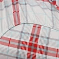 thumbnail image 4 of 100% Cotton 3 Pieces Flannel Sheets - Deep Pocket - Breathable Flannel Bed Sheets Includes Flat Sheet, Fitted Sheet & 1 Pillowcase - Textured Check, Twin XL, 4 of 8