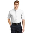 thumbnail image 1 of CornerStone - Camiseta de sarga SuperPro de manga corta 4XL blanca Piedra angular SP18, 1 of 1