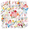 thumbnail image 1 of 35pcs Cute Bunny Stickers Floral Stickers Balloon Stickers Butterfly Stickers for Notebooks Suitcases Laptops, 1 of 5