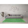 thumbnail image 3 of Ahgly Company Indoor Rectangle Southwestern Emerald Green Country Area Rugs, 3' x 5', 3 of 4