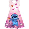 thumbnail image 1 of Disney Stitch Princess Party Dress up for Girls Halloween Costume Kids Stich Cartoon Casual Clothing Birthday Gift Frocks 1-10 Y3T Gao Jinjia LED, 1 of 2