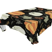 SKYSONIC Cute Print Tablecloth Waterproof Washable Polyester Square Table Cover Durable Tablecloth for Kitchen Dining Table Party Decor (54 X 54 Inch)