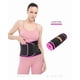 thumbnail image 1 of Waist Trainer Belt Back Brace Sports Slimming Body Shaper Band with Dual Adjustable Belly for Fitness Workout, Unisex-Pink-M, 1 of 5