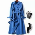 thumbnail image 3 of Women'S Trench Coat Mid Long Length 2025 New Arrival Oversize Petite Friendly Popular Style Knee Length Overcoat Trench Coat Women, 3 of 7