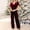 W-Red, variant on Women's 2024 Velvet Formal Long Sleeve Wedding Guest Jumpsuits Wide Leg V Neck Romper Dressy with Belt Pocket