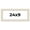 Charleston White, variant on 24x9 Frame White Real Wood Picture Frame Width 0.75 inches | Interior Frame Depth 0.5 inches |