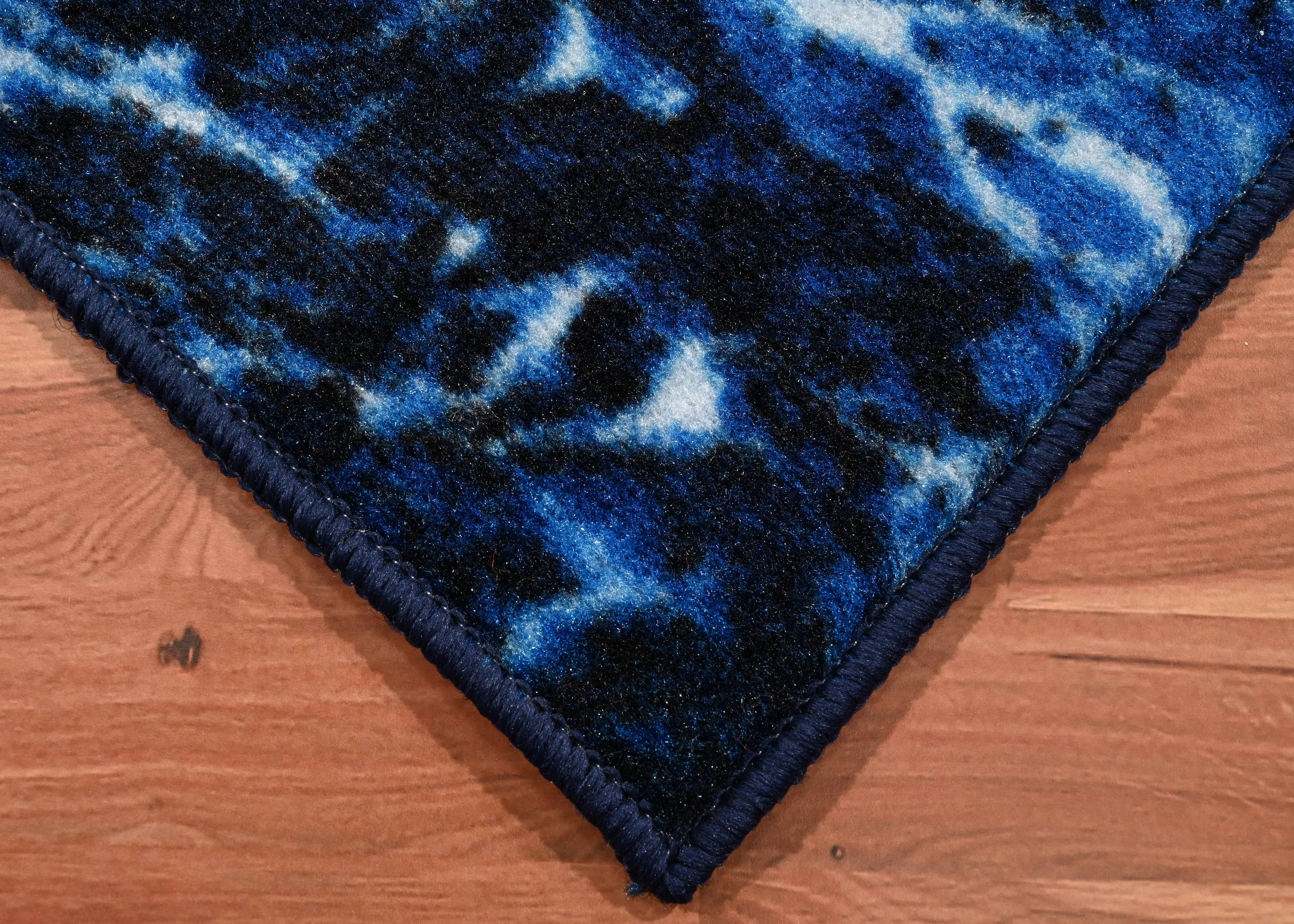 Mossy Oak Elements Aqua Camouflage 4 ft. x 6 ft. Area Rug