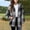Dark Gray, variant on Girls Fuzzy Fleece Plaid Jacket Sherpa Full Zip Up Hooded Coats Casual Loose Winter Warm Outerwear with Pockets