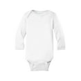 thumbnail image 4 of Rabbit Skins Infant Long Sleeve Baby Rib Bodysuit, 4 of 5