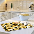 thumbnail image 5 of SKYSONIC Sunflower Cow Print Dish Drying Mat for Kitchen Counter Washable Absorbent Microfiber Dish Draining Mat Heat Resistant Drying Mat for Counter 16 x 18, 5 of 6