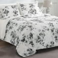 thumbnail image 5 of Wonderful Bedding Elegant Floral Printed 3-Piece Quilt Set, 5 of 5