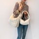 thumbnail image 1 of Conjunto de bolsos de 2 piezas para mujer, bolso de hombro acolchado informal, bolso de compras de invierno (Beige), 1 of 8