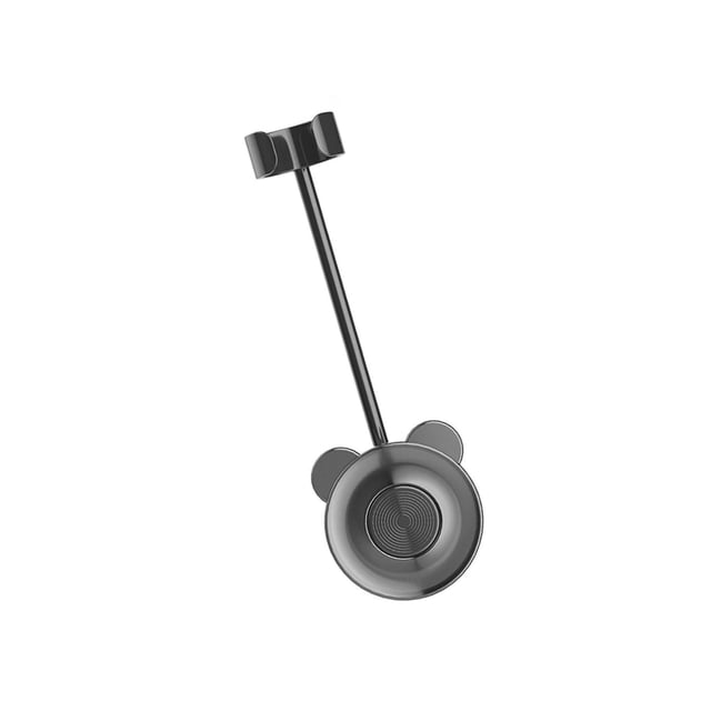 Support de Sèche-Cheveux Réglable Mains Libres Salle de Bain Sans Perçage Noir