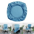 thumbnail image 4 of Funda de asiento de silla de PU, extraíble, de 15 a 20 pulgadas, antideslizante, para bodas y hoteles. 38-52cm, 4 of 8