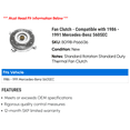 thumbnail image 2 of Fan Clutch - Compatible with 1986 - 1991 Mercedes-Benz 560SEC 1987 1988 1989 1990, 2 of 2