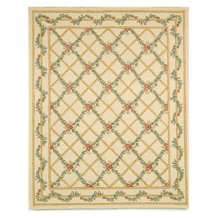 SAFAVIEH Chelsea Thane Floral Wool Area Rug  Ivory  3 9  x 5 9 Chelsea Rug Collection. Americana Area Rugs. The Chelsea Collection of Americana styled area rugs is a marvelous display of turn-of-the-century designs in warm  inviting color palettes. Made from 100% pure virgin wool pile for a soft feel and sophisticated look that enriches the character of home decor. Available in a wide selection of country or floral designs. Use the Chelsea rugs for a designer chic and transitional upgrade in your home.