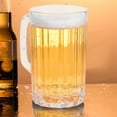 thumbnail image 4 of Masteelf Beer Mugs Beer Freezer Glasses Clear Drinking Cup with Handles Reusable for Water 2pcs 500ML, 4 of 10