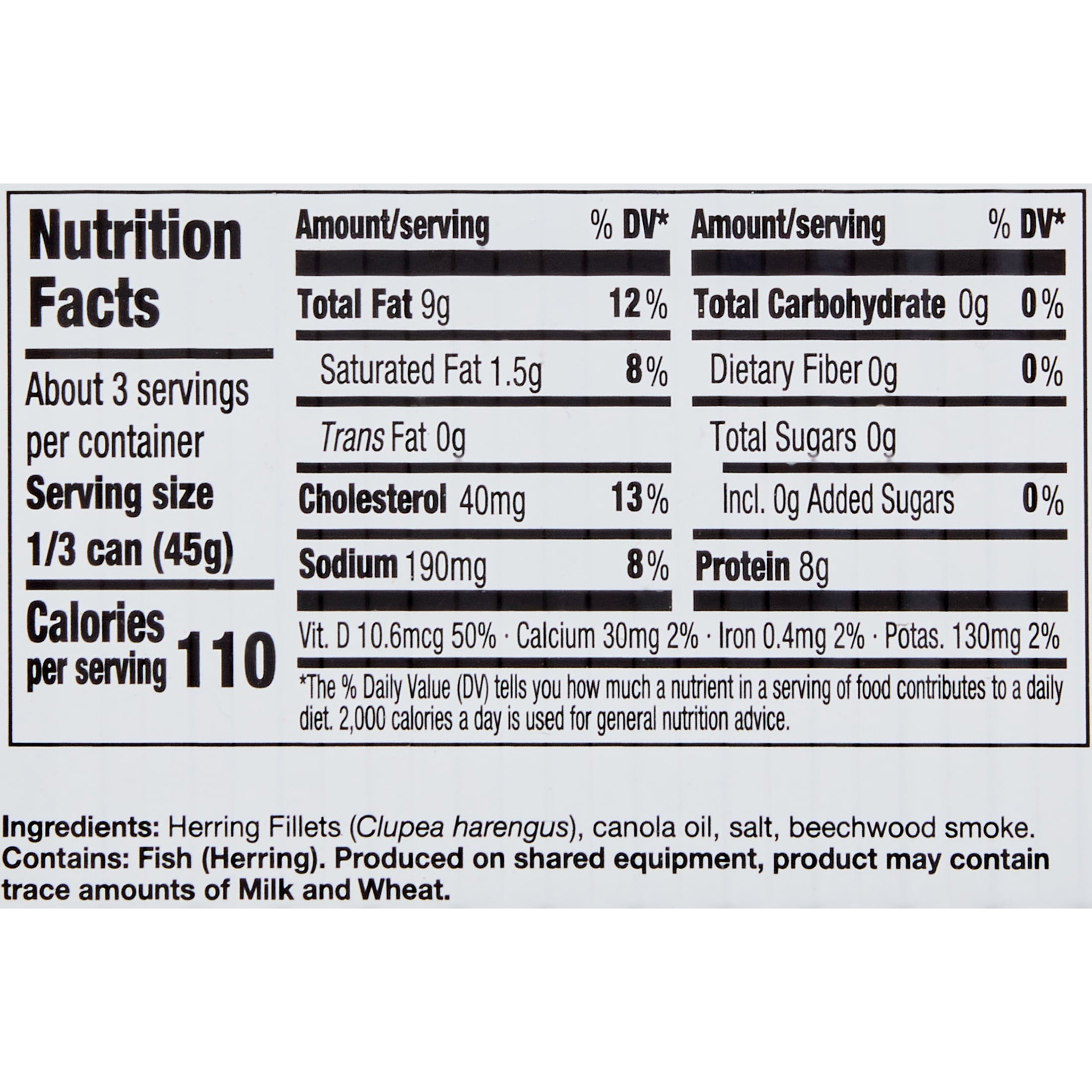 (6 pack) MW Polar Smoked Boneless Herring Fillets in Vegetable Oil, 6.7 oz