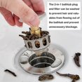 thumbnail image 4 of 2 Pack Pop Up Sink Drain Plug With Basket, 4 of 5