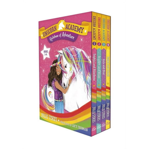 Unicorn Academy Unicorn Academy: Rainbow of Adventure Boxed Set (Books 1-4), (Paperback)