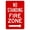 Warning Sign 6, variant on No Standing Fire Zone with Right Arrow - 8"x12" Metal Security Tin Warning Sign, Fire Zone Decor for Street Business Home Wall Outdoor