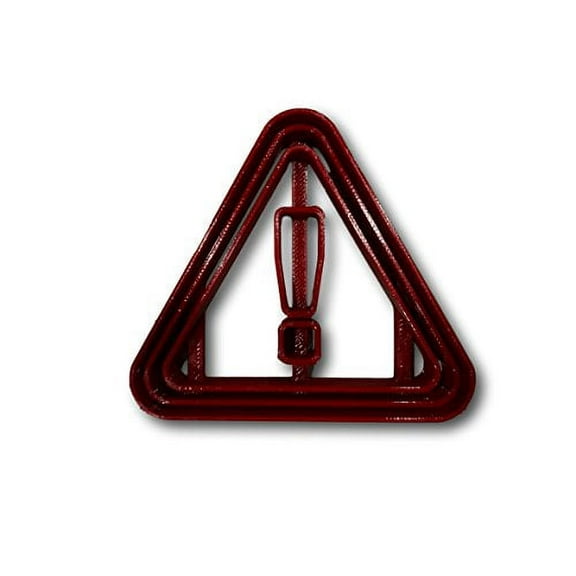 Caution Sign Cookie Cutter- Fast Shipping - Sharp Edges - Exceptional Quality