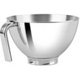 thumbnail image 1 of 3 Quart Stainless Bowl for Kitchen Aid Mixing,Stainless Steel Bowl Compatible with Kitchenaid Mixer 4.5/5QT,Not compatible with KitchenAid Artisan Mini 3.5QT, 1 of 5