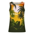 thumbnail image 3 of DDAPJ pyju Summer Vacation Tank Tops for Men,Palm Tree Tanks Tops for Mens Cool Printed Graphic Sleeveless Tank Top Muscle Shirt for Workout Gym Jogging, 3 of 5