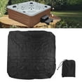 thumbnail image 1 of Housse de Protection pour Baignoire Extérieure 190 Polyester Taffetas Enduit d'Argent Imperméable Couverture de Source Chaude Carrée Spa Bain Housse Imperméable, 1 of 7