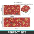 thumbnail image 7 of Red Christmas Gingerbread Man Pattern Kitchen Rugs Sets Of 2,Anti Fatigue Kitchen Mat Rugs Non Slip Washable,Decorative Kitchen Floor Mats for Kitchen,Sink,Laundry,17"x30"+17"x47", 7 of 7
