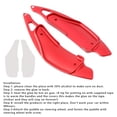 thumbnail image 4 of Steering Wheel Paddle Shifter Extension For Toyota Ractis Lexus Aluminium Red, 4 of 13