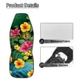 thumbnail image 5 of Yuyamidu Tropical Hibiscus Car Seat Covers Front Seats Only Palm Leaves Car Front Seat Protective Cover Waterproof Seat Covers for Cars Trucks SUVs Auto Interior Accessories, 5 of 7